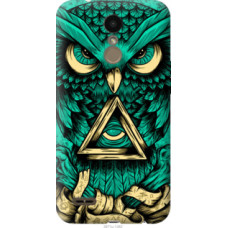 Чехол на LG K10 2018 Сова Арт-тату (3971u-1382)