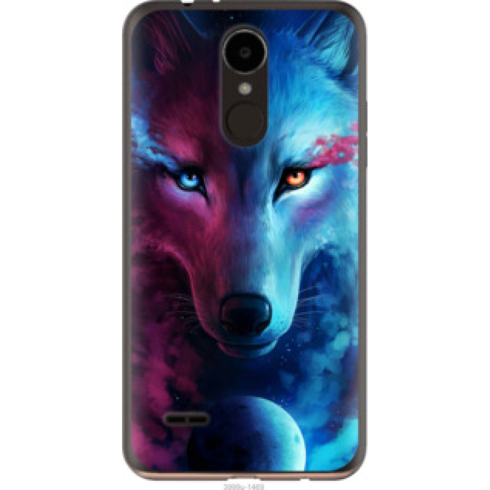 Чехол на LG K7 2017 X230 Арт-волк (3999u-1469)
