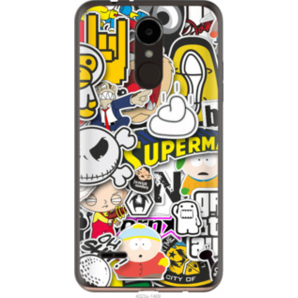 Чехол на LG K7 2017 X230 Popular logos (4023u-1469)
