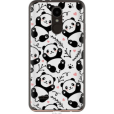 Чехол на LG K7 2017 X230 Панды (4318u-1469)