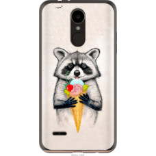Чехол на LG K7 2017 X230 Енотик с мороженым (4602u-1469)