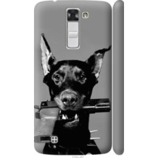 Чехол на LG K8 K350E Доберман (2745c-297)