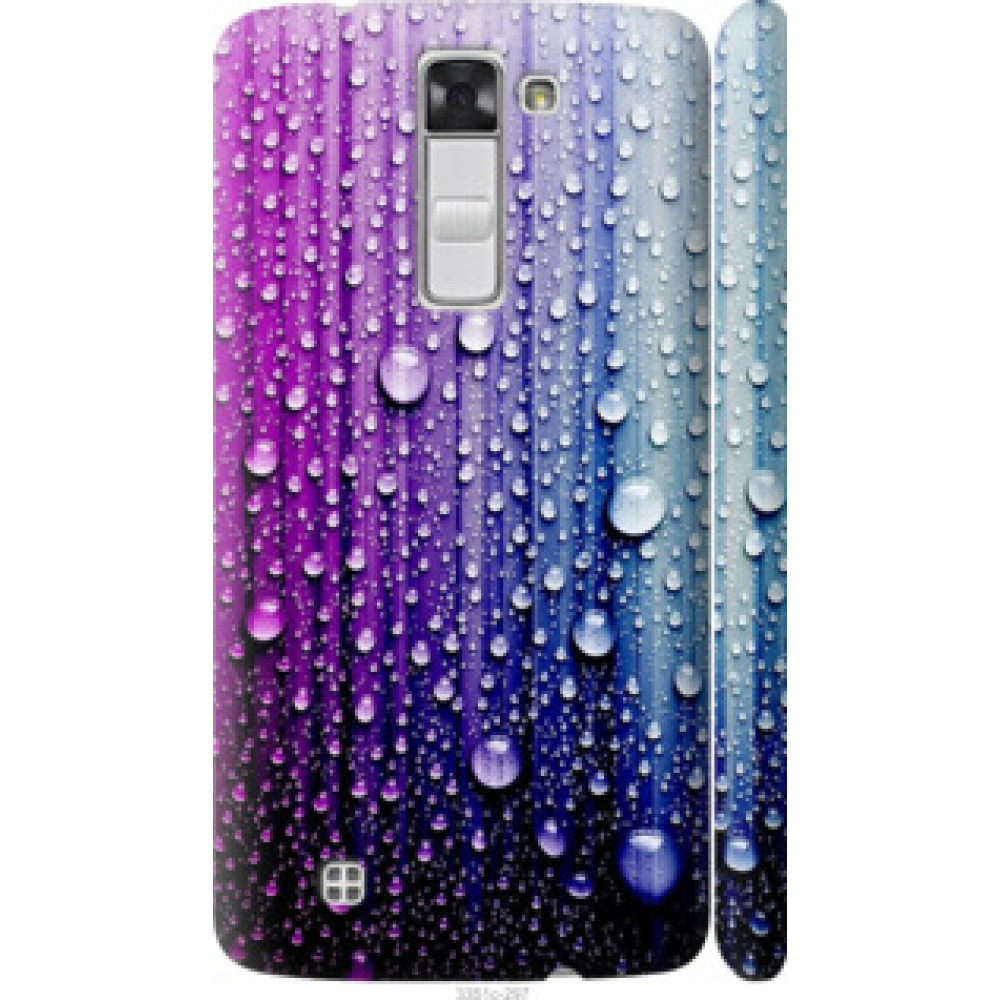 Чехол на LG K8 K350E Капли воды (3351c-297)