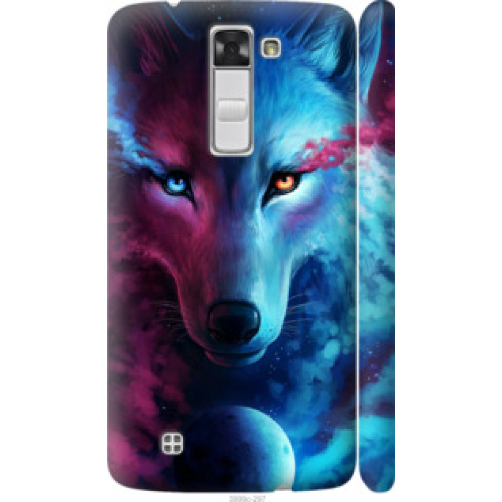 Чехол на LG K8 K350E Арт-волк (3999c-297)