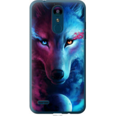 Чехол на LG K8 2018 Арт-волк (3999u-1384)