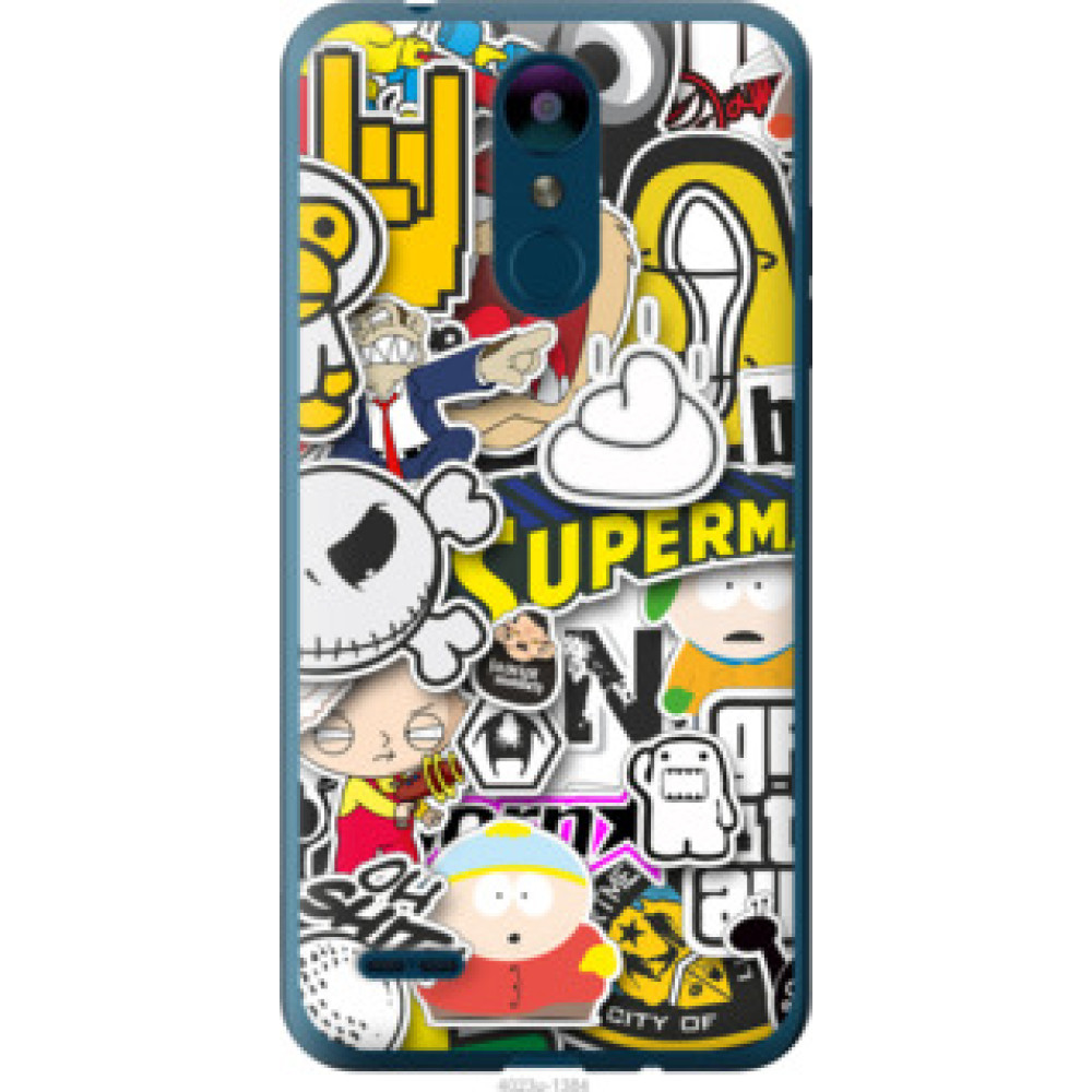 Чехол на LG K8 2018 Popular logos (4023u-1384)