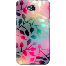 Чехол на LG L70 Dual D325 Листья (2235u-201)