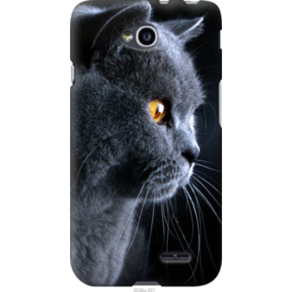 Чехол на LG L70 Dual D325 Красивый кот (3038u-201)