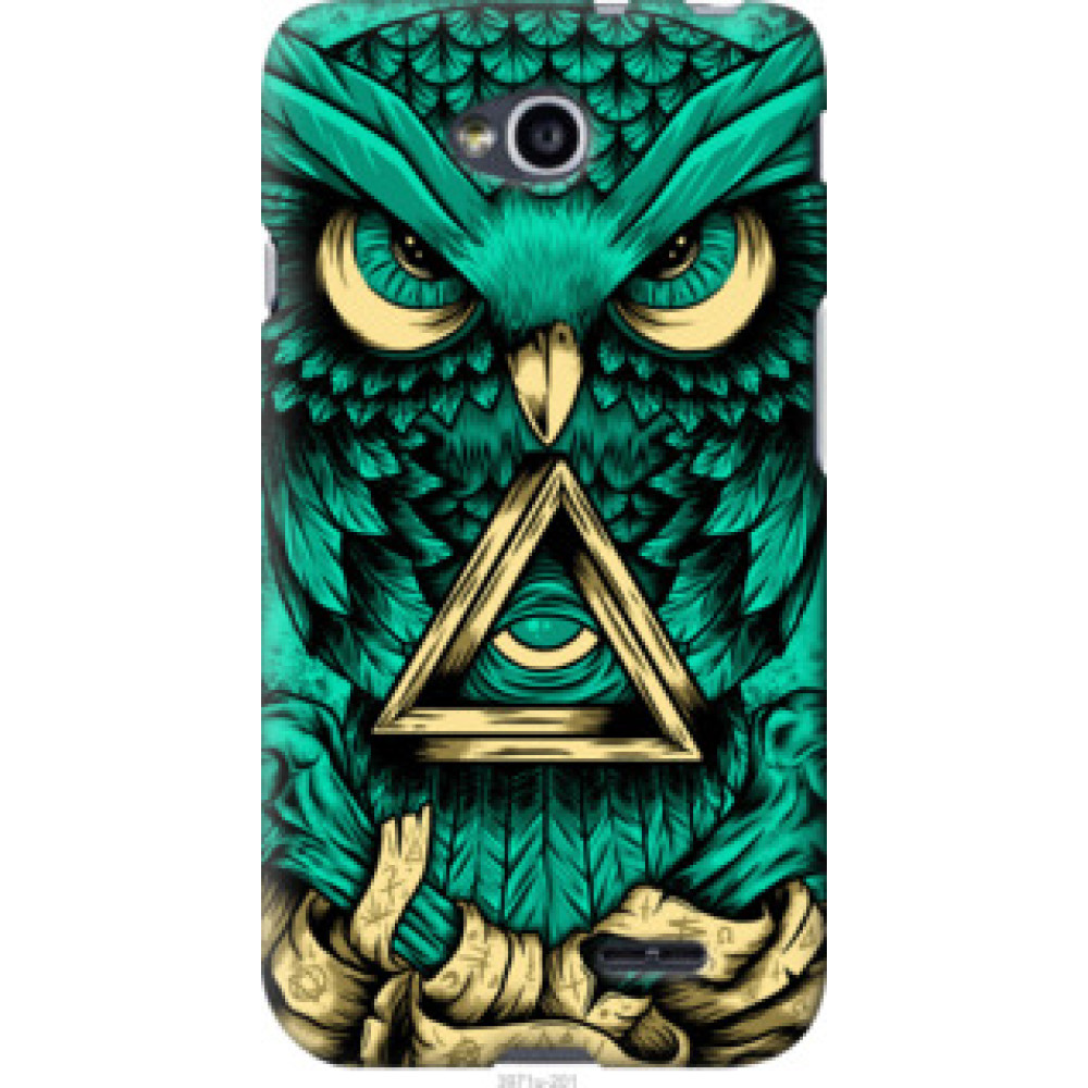 Чехол на LG L70 Dual D325 Сова Арт-тату (3971u-201)