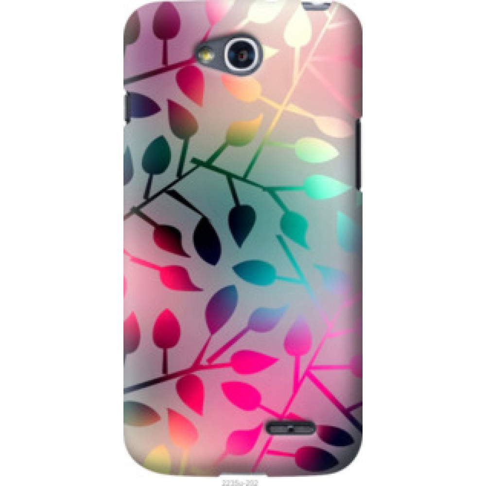 Чехол на LG L90 Dual D410 Листья (2235u-202)