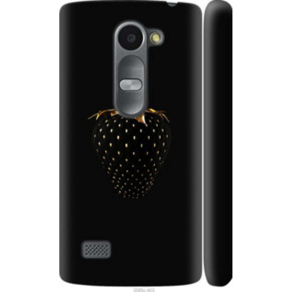 Чехол на LG Leon H324 Черная клубника (3585c-403)