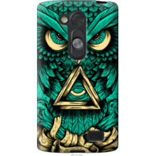 Чехол на LG L Fino D295 Сова Арт-тату (3971u-240)
