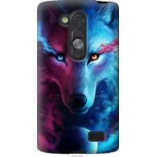 Чехол на LG L Fino D295 Арт-волк (3999u-240)