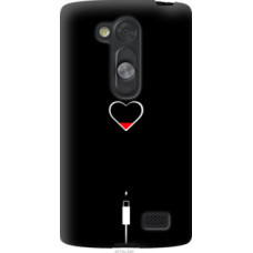 Чехол на LG L Fino D295 Подзарядка сердца (4274u-240)