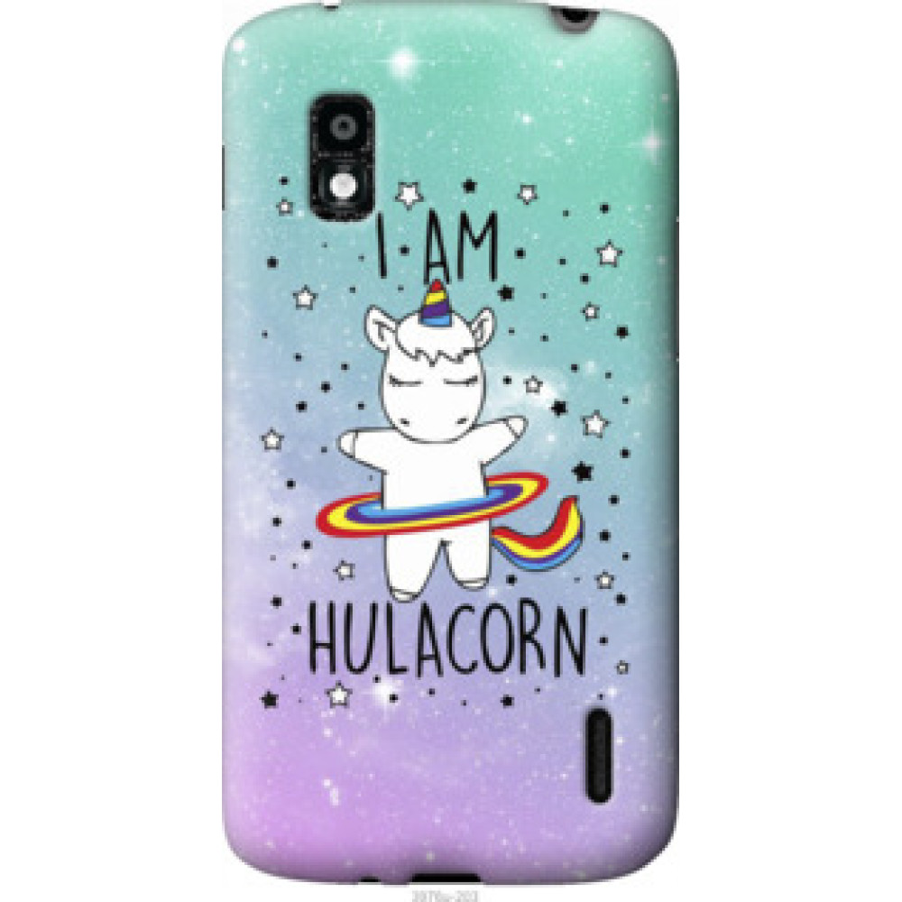 Чехол на LG Nexus 4 E960 I'm hulacorn (3976u-203)