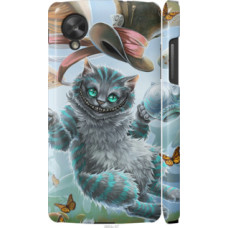 Чехол на LG Nexus 5 Чеширский кот 2 (3993c-57)
