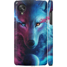 Чехол на LG Nexus 5 Арт-волк (3999c-57)