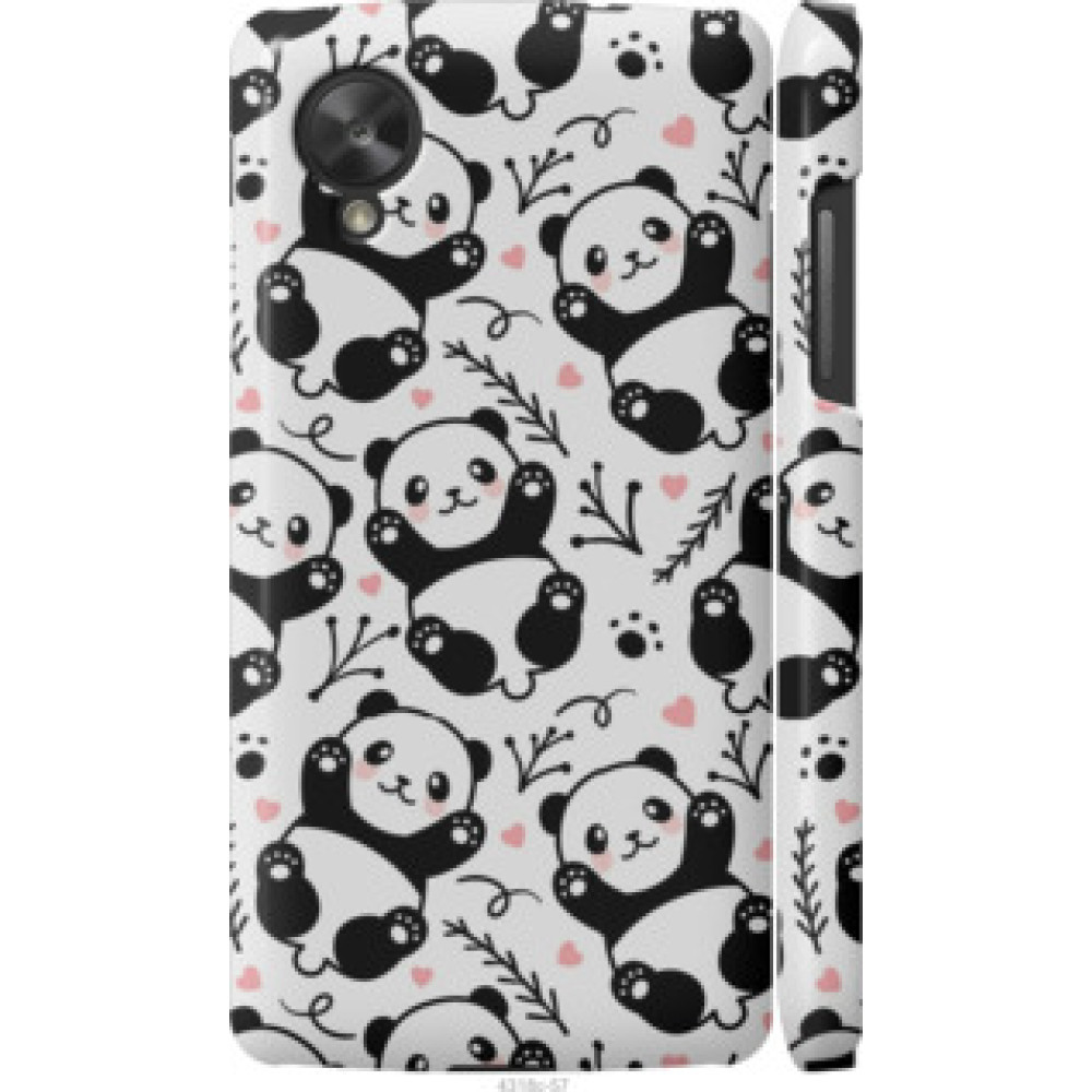 Чохол на LG Nexus 5 Панды (4318c-57)