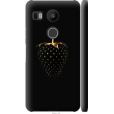 Чехол на LG Nexus 5X H791 Черная клубника (3585c-150)