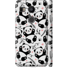 Чехол на LG Nexus 5X H791 Панды (4318c-150)