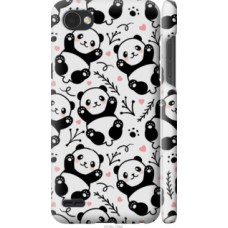Чехол на LG Q6 Панды (4318c-1094)
