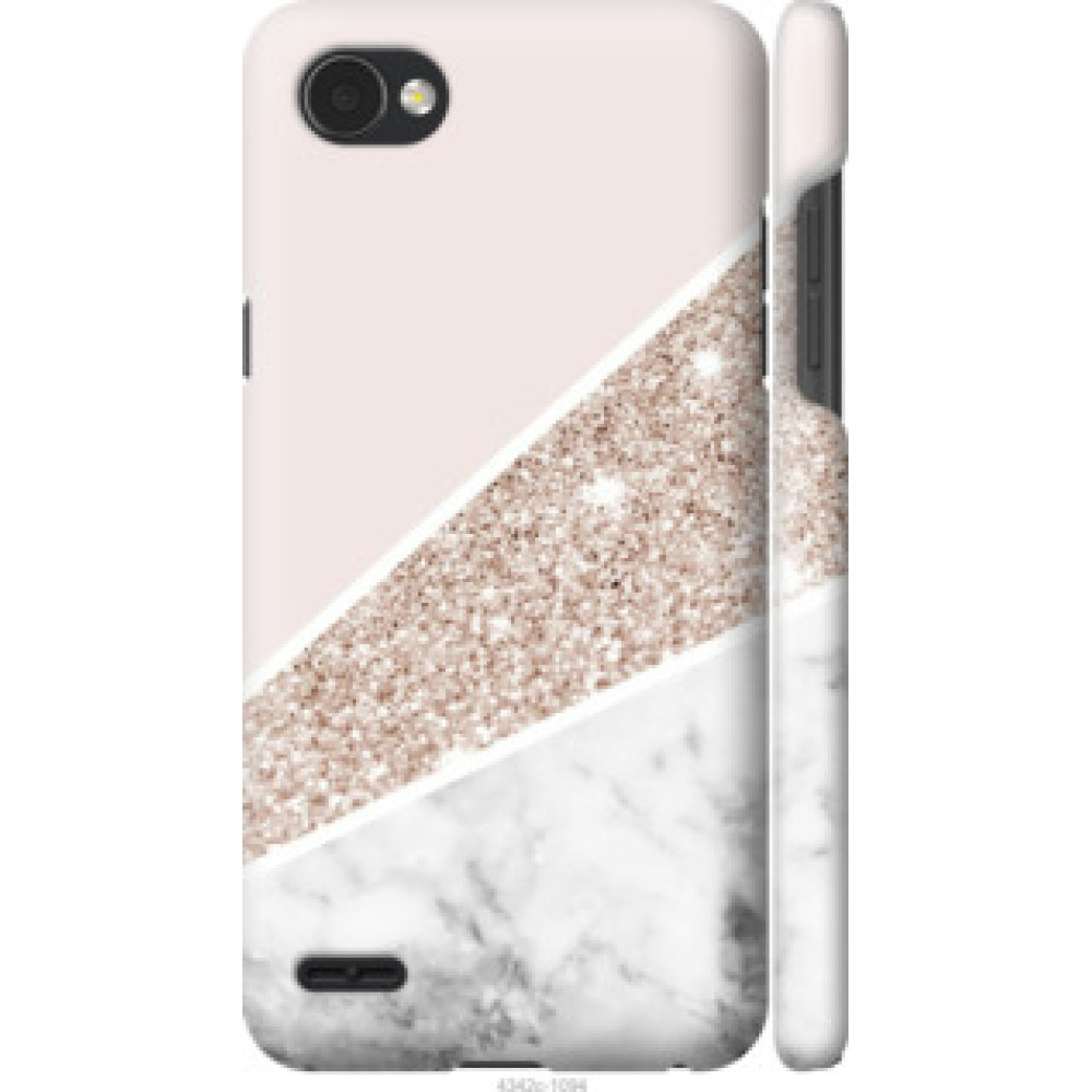 Чохол на LG Q6 Пастельный мрамор (4342c-1094)