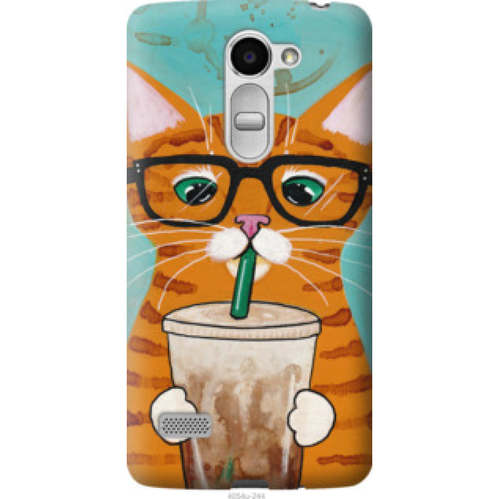 Чохол на LG Ray / X190 Зеленоглазый кот в очках (4054u-244)