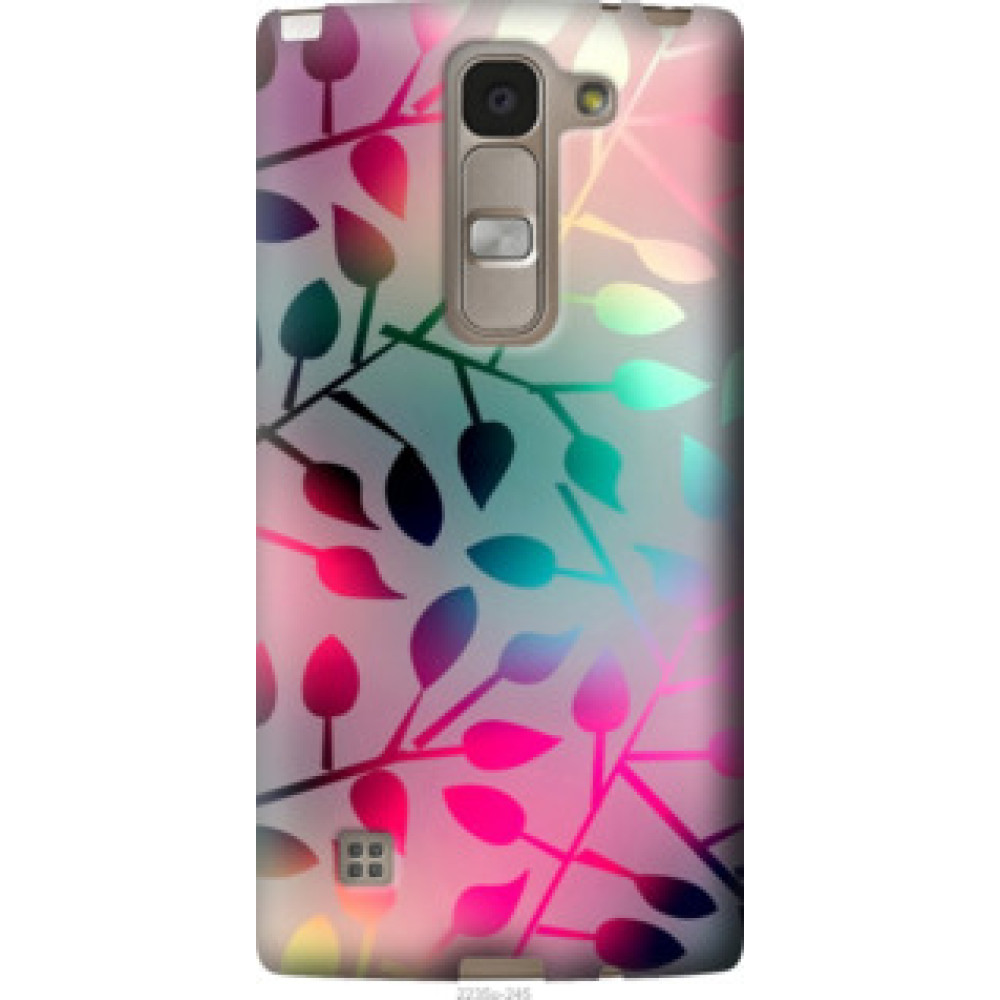 Чехол на LG Spirit Dual H422 Листья (2235u-245)