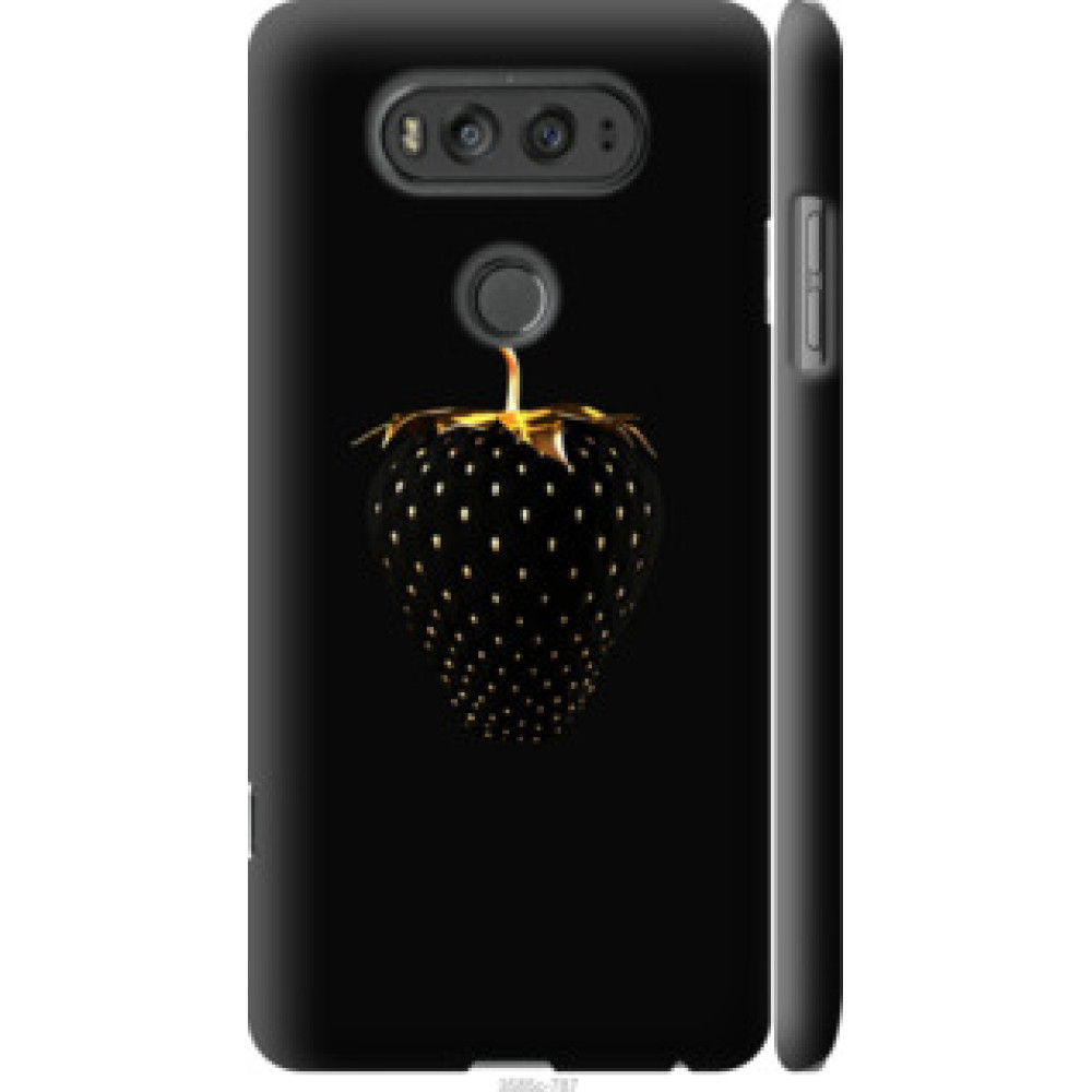 Чехол на LG V20 Черная клубника (3585c-787)