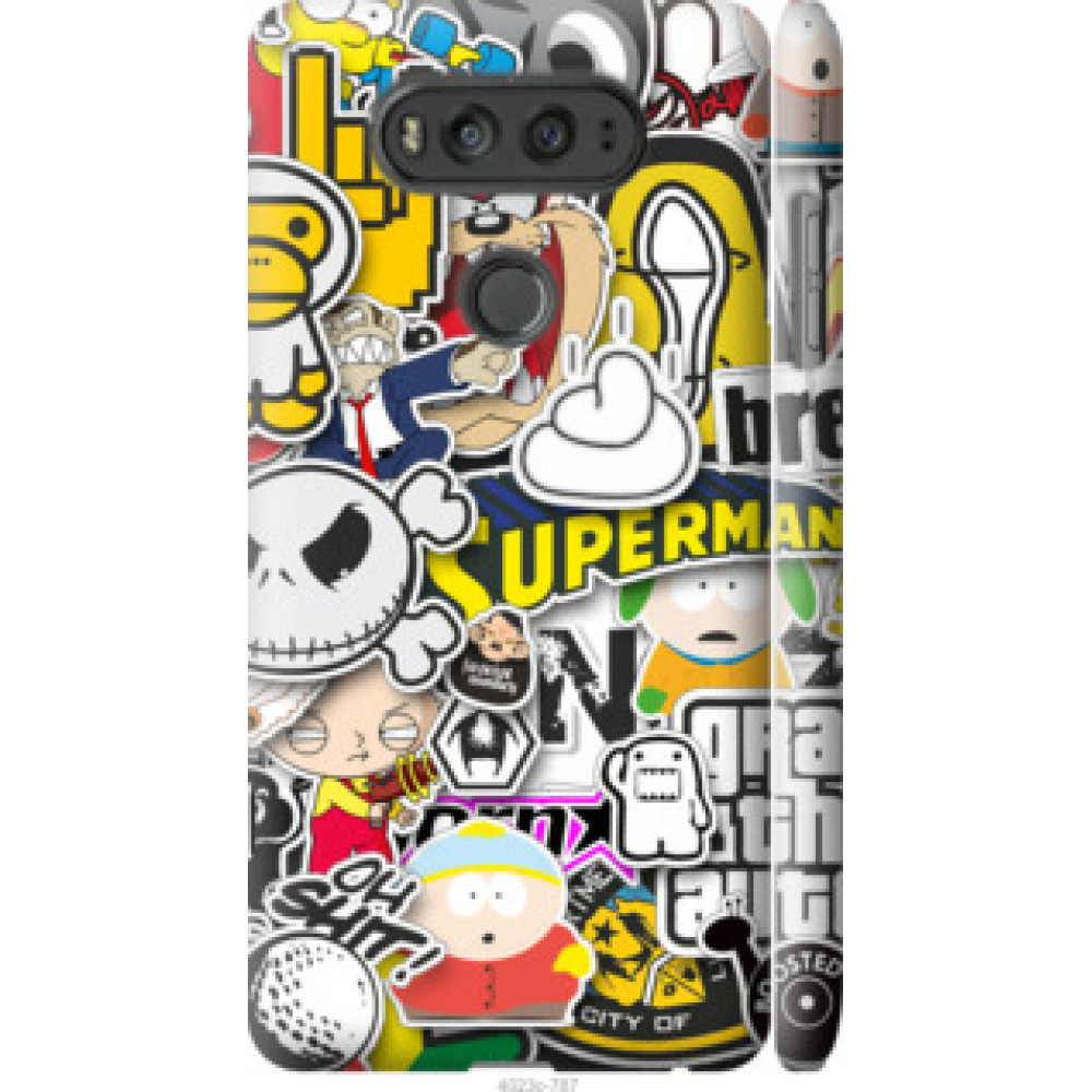 Чехол на LG V20 Popular logos (4023c-787)