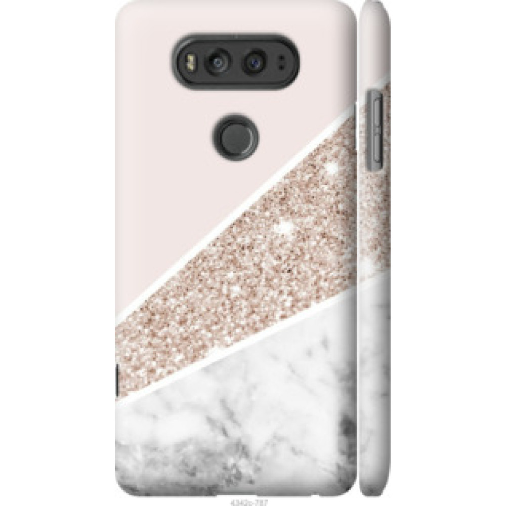 Чехол на LG V20 Пастельный мрамор (4342c-787)