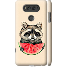 Чехол на LG V20 Енотик с арбузом (4605c-787)