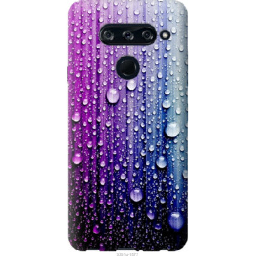 Чехол на LG V40 ThinQ Капли воды (3351u-1577)