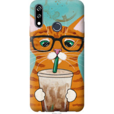 Чехол на LG W10 Зеленоглазый кот в очках (4054u-1784)