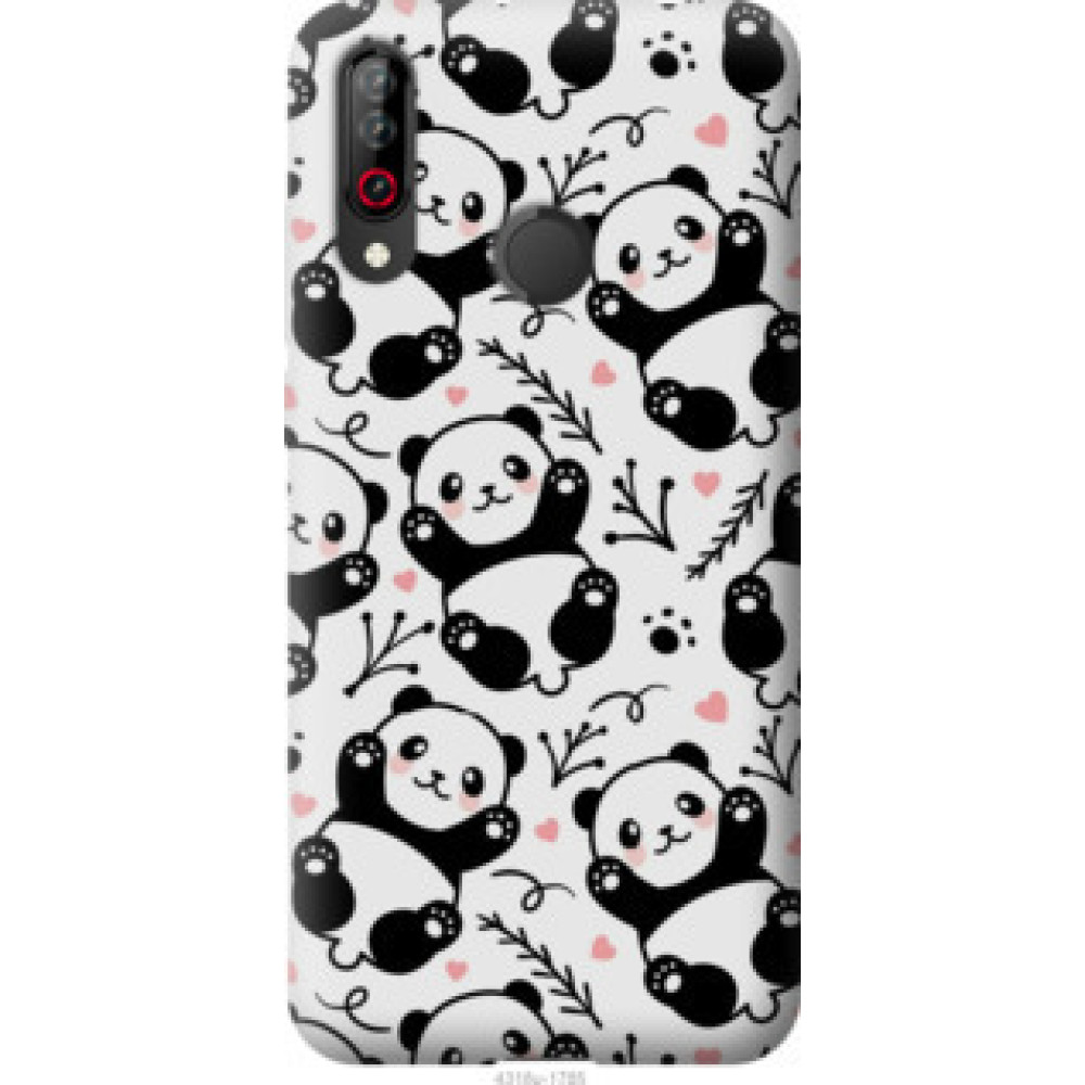 Чехол на LG W30 Панды (4318u-1785)