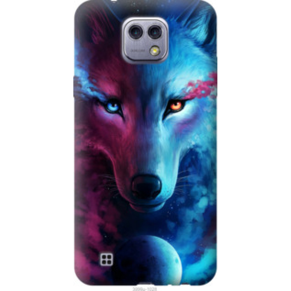 Чехол на LG X Cam K580 Арт-волк (3999u-1028)