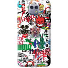Чехол на LG X Cam K580 Many different logos (4022u-1028)