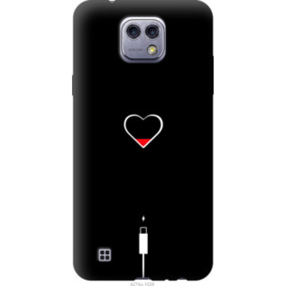Чехол на LG X Cam K580 Подзарядка сердца (4274u-1028)