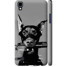 Чехол на LG X Power K220DS Доберман (2745c-398)