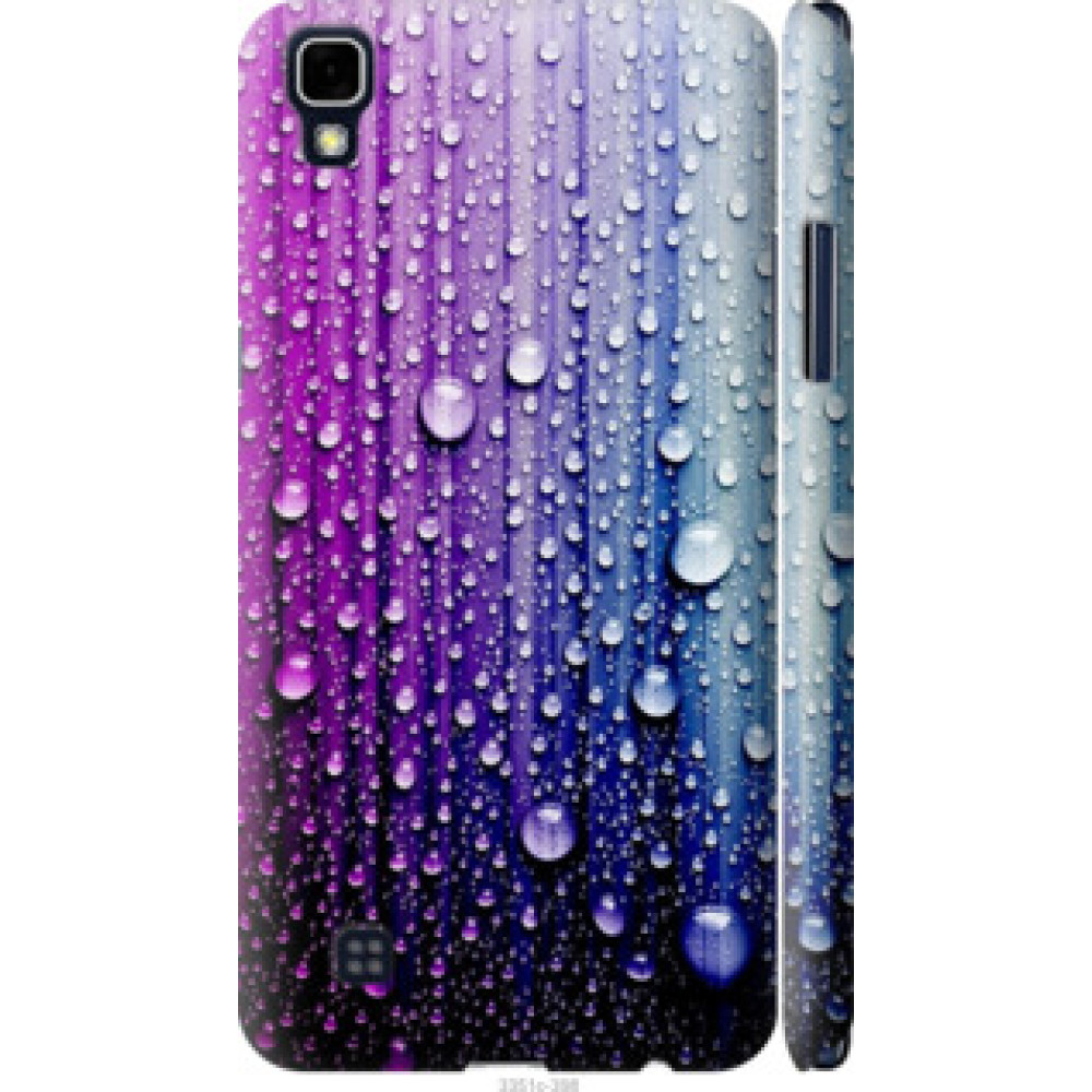 Чехол на LG X Power K220DS Капли воды (3351c-398)