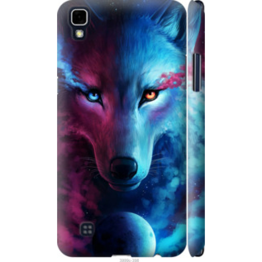 Чехол на LG X Power K220DS Арт-волк (3999c-398)