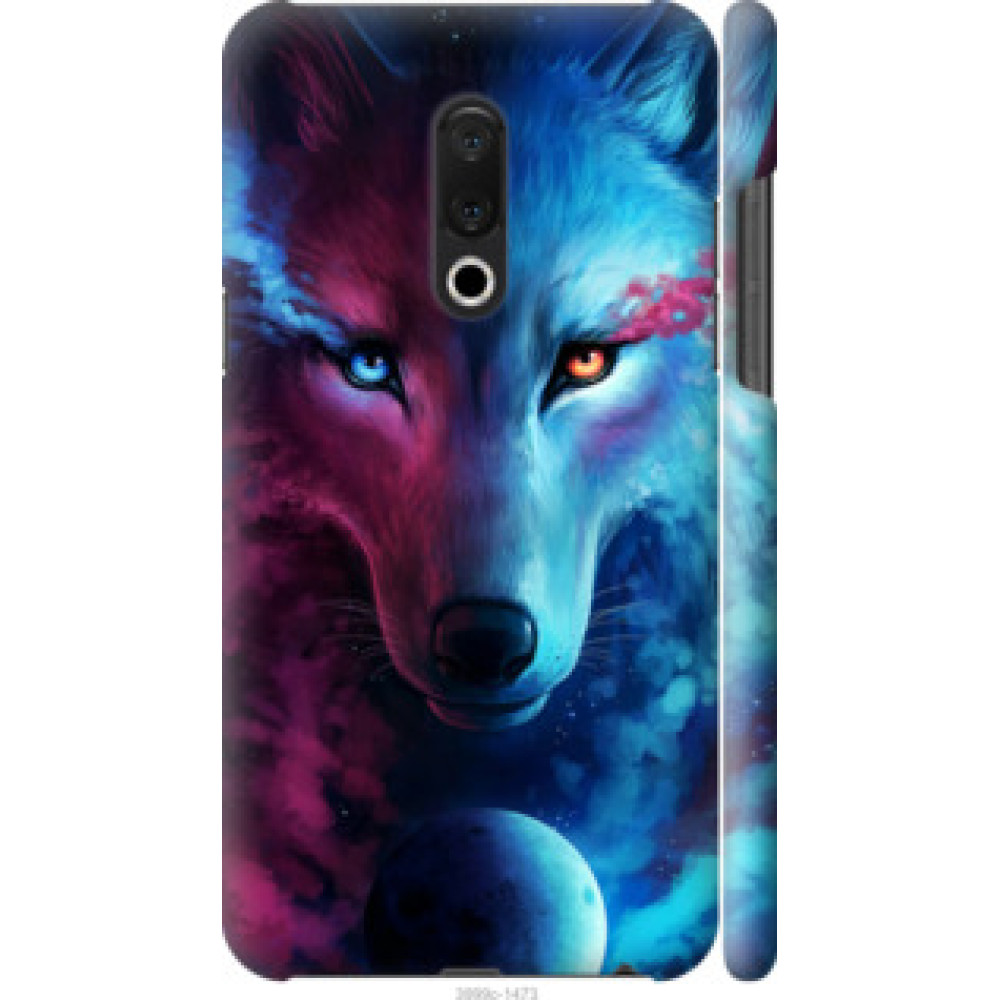 Чехол на Meizu 15 Plus Арт-волк (3999c-1473)