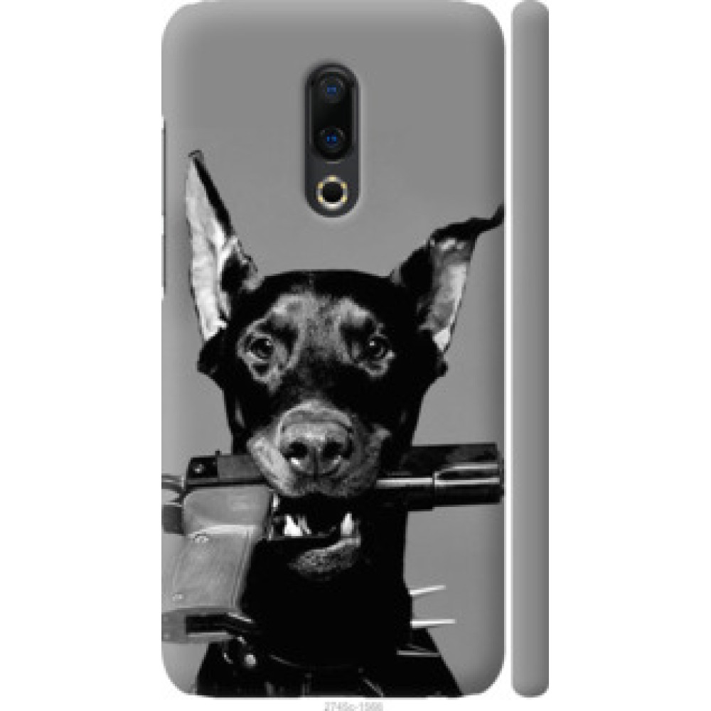 Чохол на Meizu 16 Plus Доберман (2745c-1566)