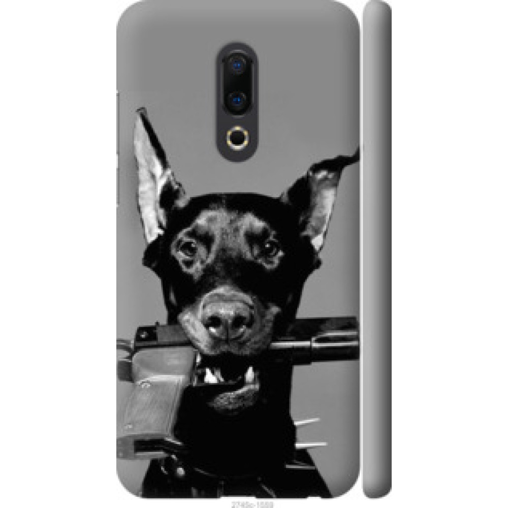 Чехол на Meizu 16th Доберман (2745c-1559)