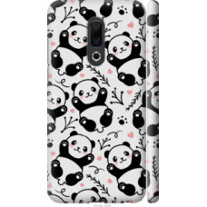 Чехол на Meizu 16th Панды (4318c-1559)