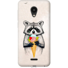 Чехол на Meizu C9 Енотик с мороженым (4602u-1627)