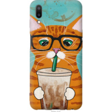 Чехол на Meizu E3 Зеленоглазый кот в очках (4054u-1518)