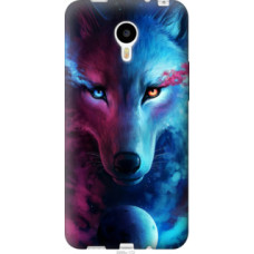 Чехол на Meizu M1 Note Арт-волк (3999u-172)