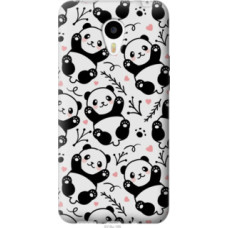Чехол на Meizu M1/M1 mini Панды (4318u-188)