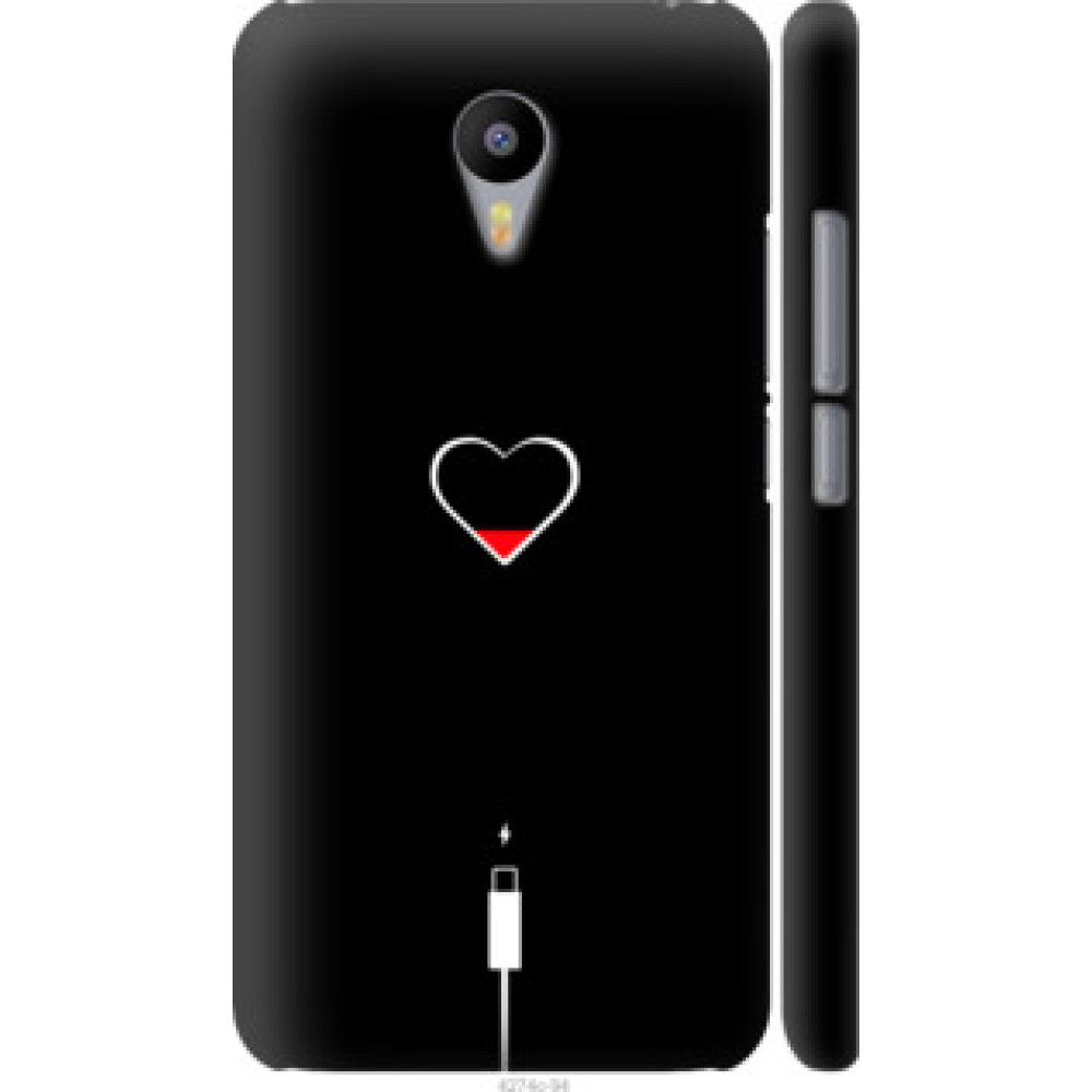 Чехол на Meizu M2 Note Подзарядка сердца (4274c-94)